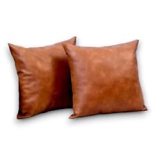 Copricuscino in vera pelle di capra tricolore 100% di alta qualità 2SET