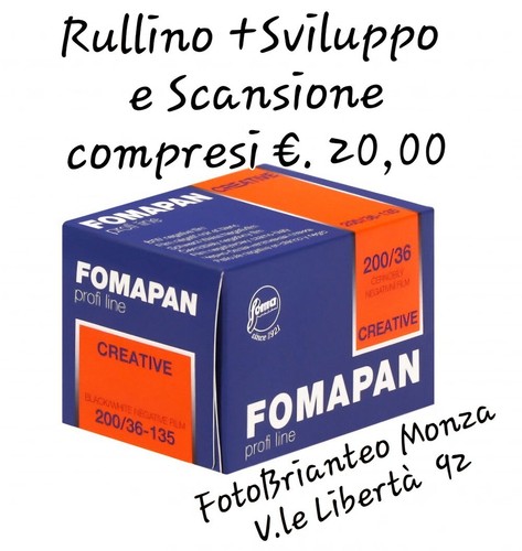 Rullino fomapan 200 400 - 200-400/36, exp