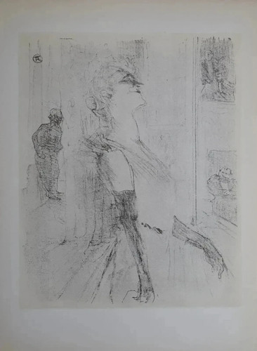 Toulouse lautrec cantante in - toulouse,