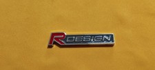 Stemma Emblema R Design Posteriore per VOLVO V60 V40 V90 S60 XC40 XC60 XC90 RED