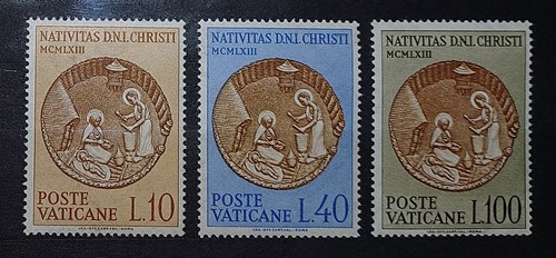 Francobolli vaticano natale - francobolli, mi