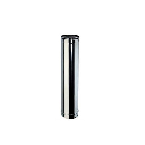 Tubo inox 304 canna fumaria - inox, x