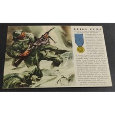 Cartolina Medaglie d'Oro di Questa Guerra 60 - Luigi Fumi