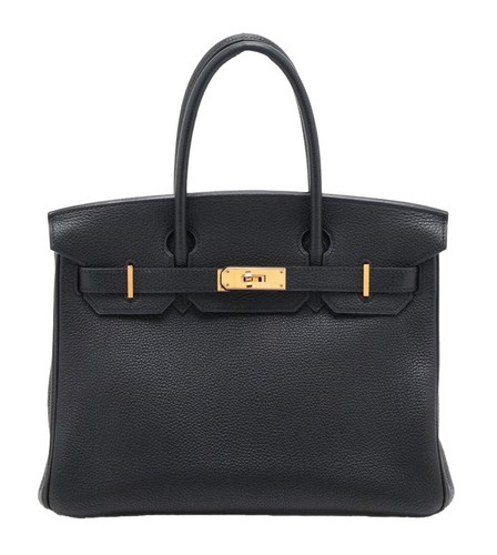 Hermes birkin black ardenne - birkin, 30