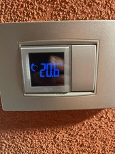 Cronotermostato Digitale Vimar 02950 Da Parete Colore Grigio