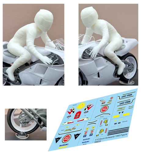 Figure rear stander and - 1/12,