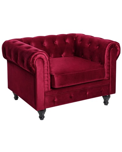 Poltrona chesterfield rosso - poltrona,