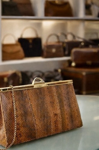 Clutch bag rettile vintage - bag,
