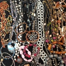 Confezione Bracciali Collane Bigiotteria Costume Joblot Lotto Misto