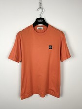 Orange Stone Island T-shirt