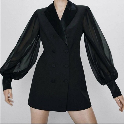 Zara double breasted blazer