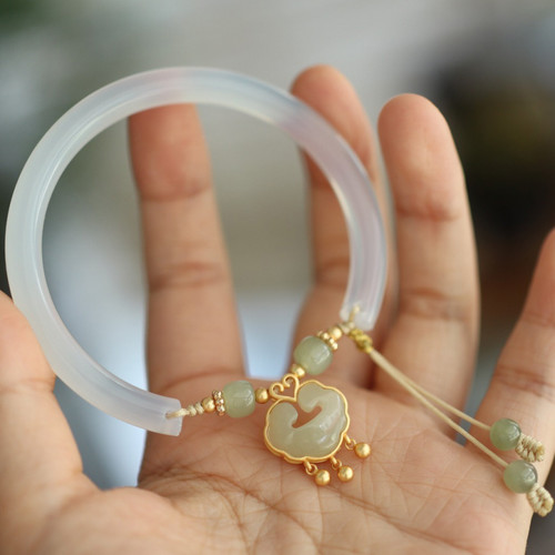 Bracciale agata naturale - bracciale,