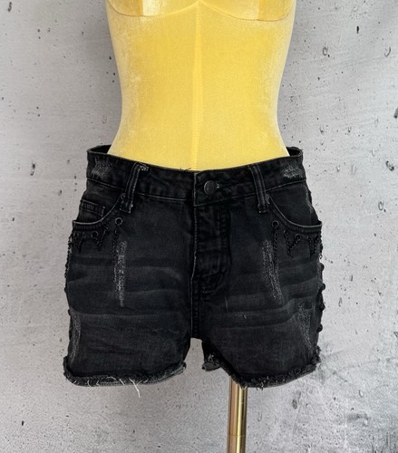 Pantaloncini jeans black - di,