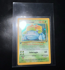 CARTA POKEMON RARA COLLEZIONABILE VENUSAUR HOLO - PRIMA EDIZIONE ITALIANA 15/102