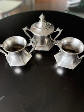 Set da tè in peltro Woodman