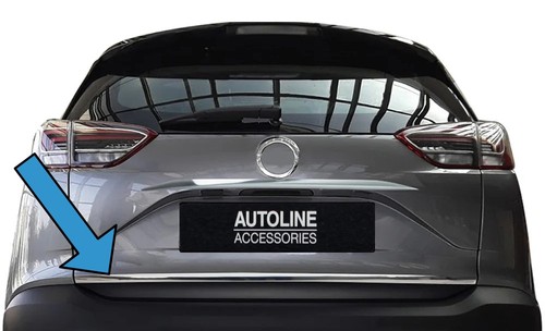 Chrome rear door tailgate trim - door,