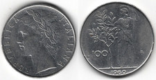 Italia 100 lire, 1960