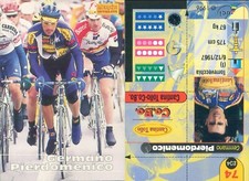 GERMANO PIERDOMENICO,CANTINA TOLLO-CO.BO.-N.74-R@R@ CARD CICLISMO MERLIN 96-NEW