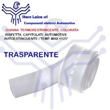 GUAINA TERMORESTRINGENTE TRASPARENTE Ø 3 4 5 6 8 9 10 12 18 24 25 39 40 3:1  1MT