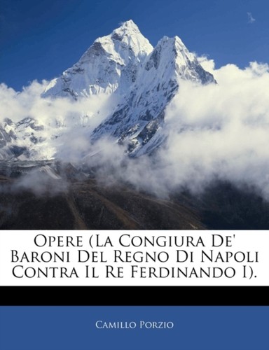 Porzio opere congiura de - porzio,