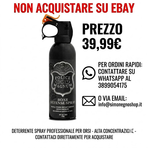 Spray anti orso lupo - anti-lupo, a
