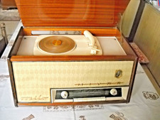 RADIO GIRADISCHI EPOCA A VALVOLE MIVAR mod.MILOR con FM -REVISIONATA FUNZIONANTE