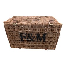 Fortnum & Mason cestino da picnic vintage in vimini - grande marchio F&M