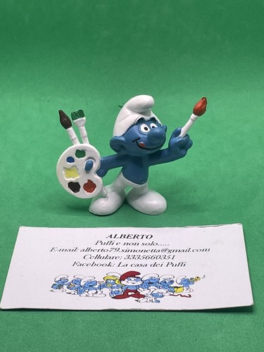 Puffi smurfs puffo artista - puffi,