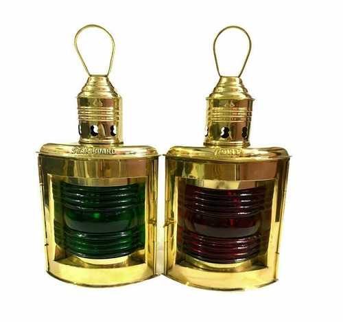 Lanterna del porto ottone - lanterna,