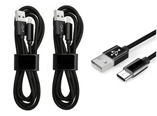 2x USB Cable Type C USB 3.1