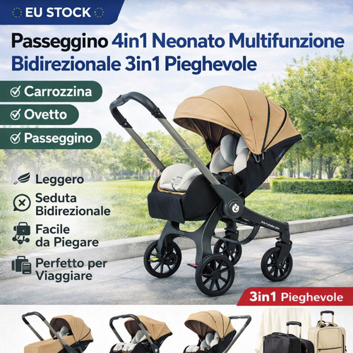 Passeggino 3in1 carrozzina - passeggino,