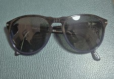 Persol Occhiali Da Sole 649 Terra E Oceano Polarizzati Lenti In Cristallo Ottimi