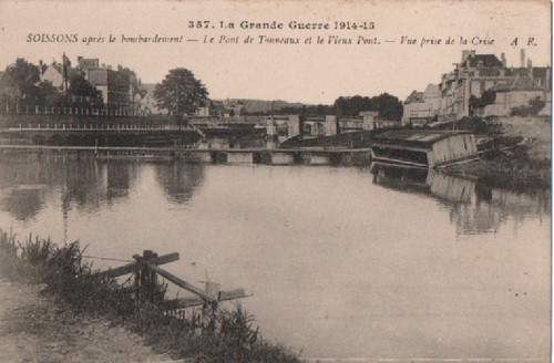 Carte postale soissons après - postale,