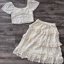 ZARA Ragazze Avorio Pizzo