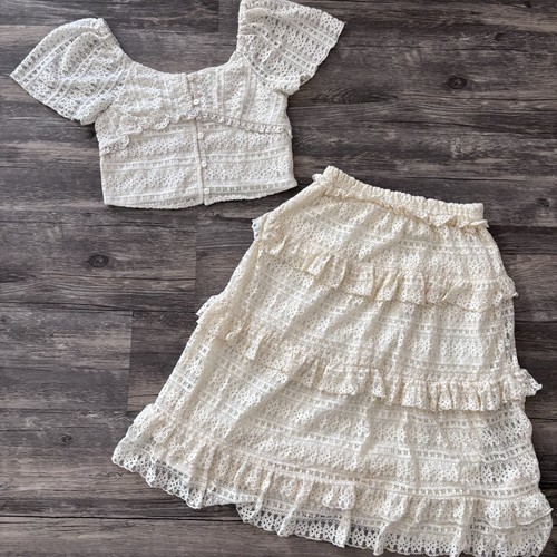 Zara ragazze avorio pizzo - ragazze,