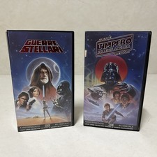 STAR WARS VHS ITA 2 FILM GUERRE STELLARI + L’IMPERO COLPISCE ANCORA 1995 THX