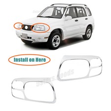 Chrome front headlight - front,