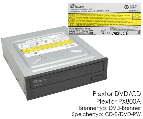 Masterizzatore dvd plextor - masterizzatore,