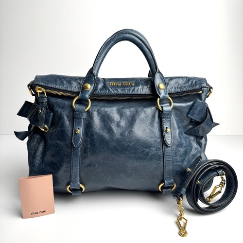 Borsa mano miu - miu, vitello