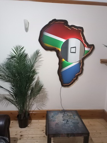 African map hand - african,