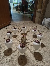 Lampadario anni 50/60 8 luci