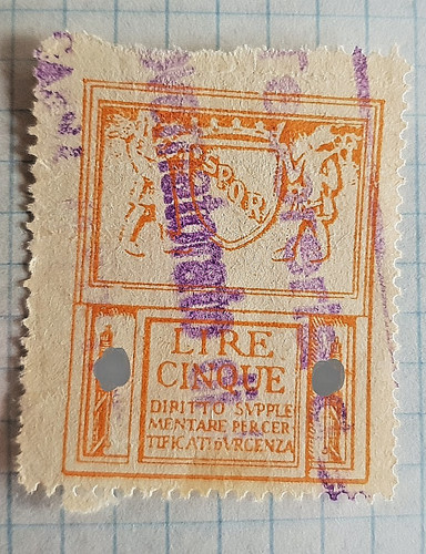 Marche bollo roma lire - da,