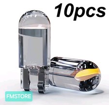10 Lampadine a LED T10 W5W 12V Canbus Glass COB 6000K Luce Bianca Posizioni 111