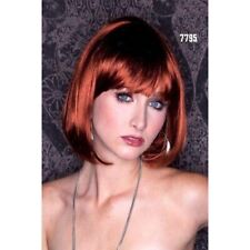 Parrucca da Donna Capelli  Caschetto Rosso Rame di Travestimento Uomo