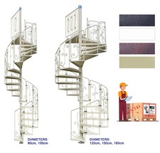 SCALA A CHIOCCIOLA modello