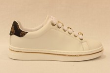 GUESS FLPSTAELE12 sneakers donna in ecopelle bianca con dettaglio nero