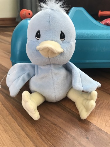 Peluche uccellino blu precious - uccellino,
