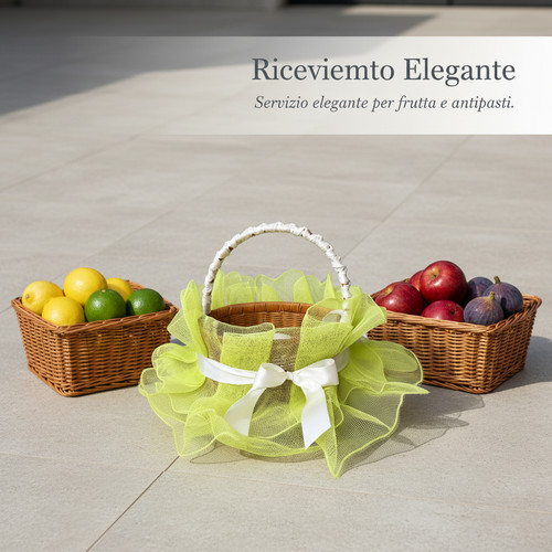 Cesto raccolta frutta - raccolta, e