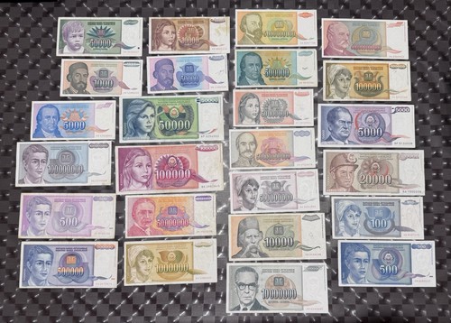 Lotto banconote mondiali - 25,