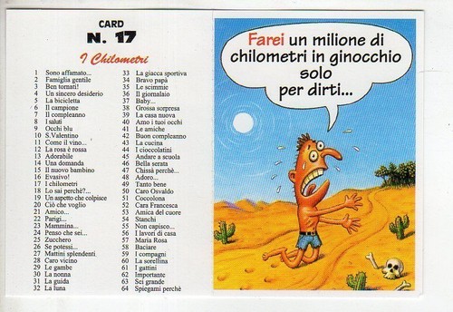 Figurina card gli auguri - ,